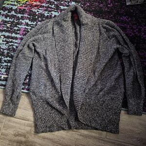 Elle Gray Knit Cardigan